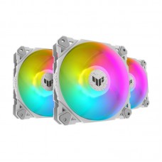 Корпусний вентилятор ASUS TUF Gaming TF120 ARGB, 120мм, 1900rpm, 4pin PWM, 29dBa, AURA Sync, ARGB hub, білий, 3 pcs in 1 Корпусний вентилятор ASUS TUF Gaming TF120 ARGB, 120мм, 1900rpm, 4pin PWM, 29dBa, AURA Sync, ARGB hub, білий, 3 pcs in 1
