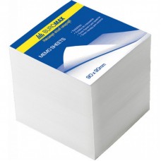 Папір для нотаток BUROMAX White JOBMAX 90х90х70мм.,unglued (BM.2218) Папір для нотаток BUROMAX White JOBMAX 90х90х70мм.,unglued (BM.2218)