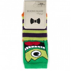 Шкарпетки BNM з монстриками (M0C0101-2063-3B-green) Шкарпетки BNM з монстриками (M0C0101-2063-3B-green)