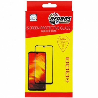 Стекло защитное DENGOS Full Glue Samsung Galaxy A32 (black) (TGFG-166)