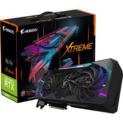 Видеокарта Gigabyte GeForce RTX3080 10Gb AORUS XTREME 2.0 LHR (GV-N3080AORUS X-10GD 2.0)