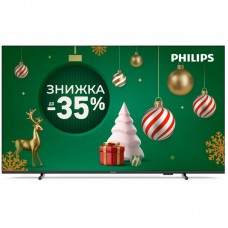 Телевізор 50" Philips LED 4K 60Hz Smart Titan OS Black