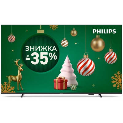 Телевізор 50" Philips LED 4K 60Hz Smart Titan OS Black