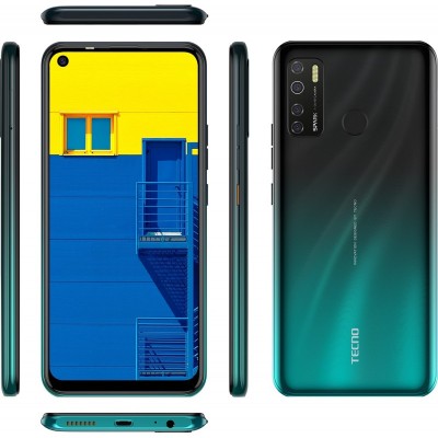 Смартфон TECNO Spark 5 Pro (KD7) 4/64Gb Dual SIM Ice Jadeite