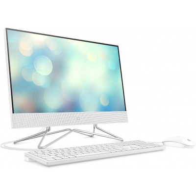 Персональний комп'ютер-моноблок HP All-in-One 21.5FHD IPS AG/Intel Pen J5040/8/1000/ODD/int/kbm/DOS/White
