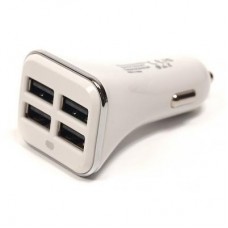 Зарядний пристрій PowerPlant 4xUSB, 12V-24V, 6.8A (DV00DV5063)