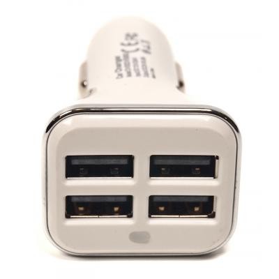 Зарядний пристрій PowerPlant 4xUSB, 12V-24V, 6.8A (DV00DV5063)