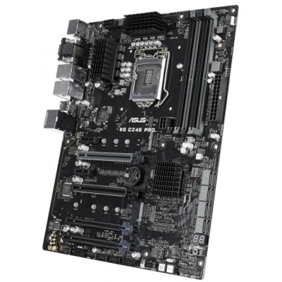 Материнcька плата ASUS WS C246 PRO s1151 C246 4xDDR4 M.2 HDMI DP DVI D-Sub ATX