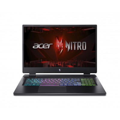 Ноутбук Acer Nitro 17 AN17-51 17.3&quot; FHD IPS, Intel i5-13500H, 16GB, F512GB, NVD4050-6, Lin, чорний