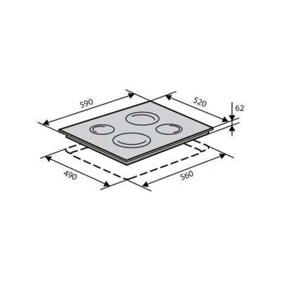 Варочная поверхность VENTOLUX VI 64 TC