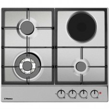 Варильна поверхня Hansa комбінована (3 газ + 1 електро), 60см, нержавіюча сталь