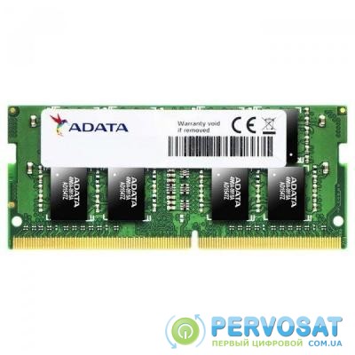 Модуль памяти для ноутбука SoDIMM DDR4 4GB 2666 MHz ADATA (AD4S2666J4G19-S)