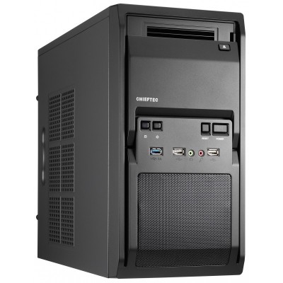 Корпус CHIEFTEC Libra LT-01B,з блоком живлення iArena GPA-450S8 450Вт,1xUSB3.0,mATX,чорний