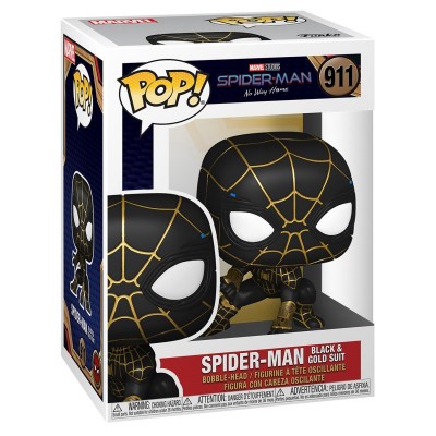 Фігурка Funko POP! Bobble Marvel Spider-Man No Way Home Spider-Man (Black&amp;GoldSuit)