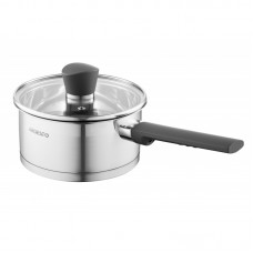 Ківш Ardesto Gemini Trento, скляна кришка, 1.5 л, нержавіюча сталь Ківш Ardesto Gemini Trento, скляна кришка, 1.5 л, нержавіюча сталь