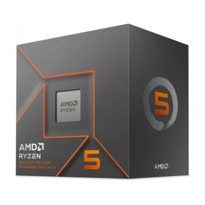 Центральний процесор AMD Ryzen 5 8600G 6C/12T 4.3/5.0GHz Boost 16Mb Radeon Graphics AM5 65W Wraith Stealth cooler Box