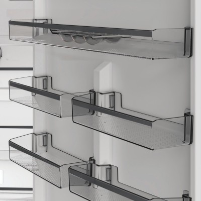 Холодильник Whirlpool з нижн. мороз., 192x70х70.5, холод.відд.-340л, мороз.відд.-150л, 2дв., А++, NF, дисплей, інв., зона нульова, нерж