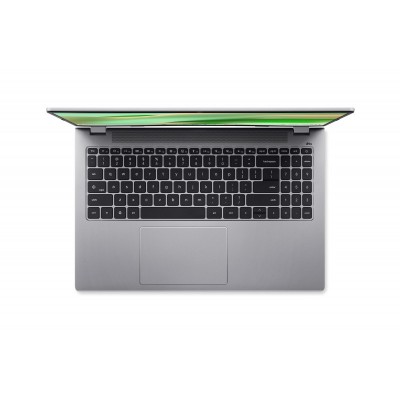 Ноутбук Acer Chromebook CB315-6HT 15.6" FHD IPS Touch, Intel 3-N355, 8GB, F128GB, UMA, ChromeOS, сріблястий