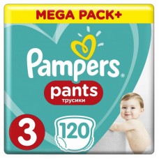 Підгузок Pampers Pants Midi Розмір 3 (6-11 кг), 120 шт (4015400697527) Підгузок Pampers Pants Midi Розмір 3 (6-11 кг), 120 шт (4015400697527)