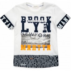 Футболка дитяча Breeze "BROOKLYN" (15647-152B-cream) Футболка дитяча Breeze "BROOKLYN" (15647-152B-cream)