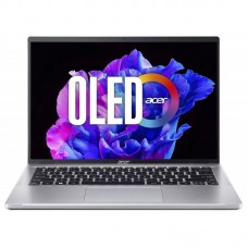 Ноутбук Acer Swift Go 14" SFG14-71 14" 2.8K OLED, Intel i7-13700H, 16GB, F1TB, UMA, Win11, сріблястий Ноутбук Acer Swift Go 14" SFG14-71 14" 2.8K OLED, Intel i7-13700H, 16GB, F1TB, UMA, Win11, сріблястий