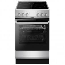 Плита Hansa електрична склокерамічна, 62л, 50x60см, конвекція, нерж