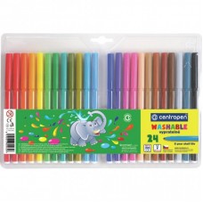 Фломастери Centropen 7790/24 Washable, 24 colors (7790/24 ТП) Фломастери Centropen 7790/24 Washable, 24 colors (7790/24 ТП)
