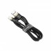 Дата кабель USB 2.0 AM to Lightning 2.0m 1.5A gold-black Baseus (CALKLF-CV1)