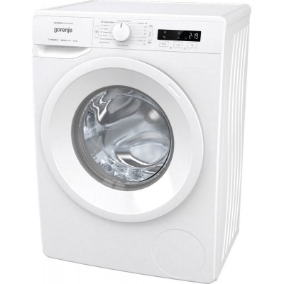 Пральна машина Gorenje фронтальна, 8кг, 1200, A+++, 55см, дисплей, пара, інвертор, білий