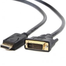Кабель мультимедійний Display Port to DVI 24+1pin, 1.0m Cablexpert (CC-DPM-DVIM-1M) Кабель мультимедійний Display Port to DVI 24+1pin, 1.0m Cablexpert (CC-DPM-DVIM-1M)