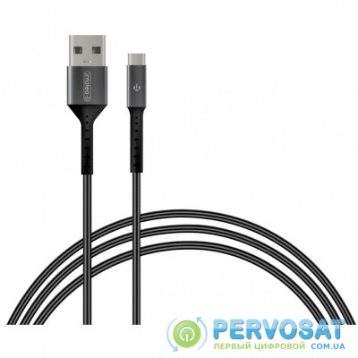 Дата кабель USB 2.0 AM to Type-C 1.2m Intaleo (1283126495663)