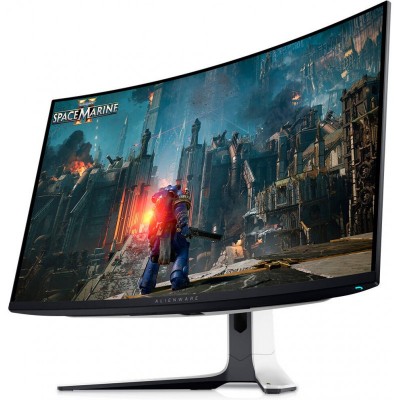 Монітор DELL 31.6&quot; AW3225QF 2xHDMI, DP, USB, QD-OLED, 3840x2160, 240Hz, 0.03ms, DCI-P3 99%, CURVED, G-SYNC, FreeSync, Pivot, HDR TrueBlack 400