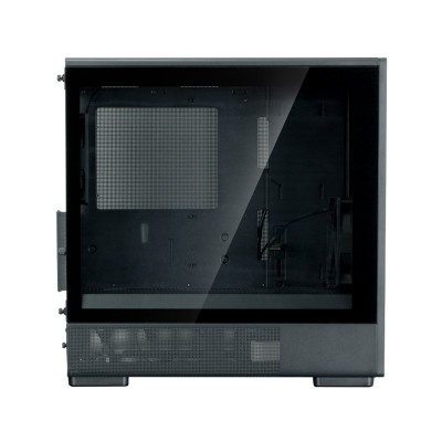 Корпус Zalman P10 Namu без БП, 1xUSB3.0, 1xUSBType-C, 2x120мм, 1x120мм ARGB, VGA 340мм, LCS ready, TG Side Panel, mATX, чорний