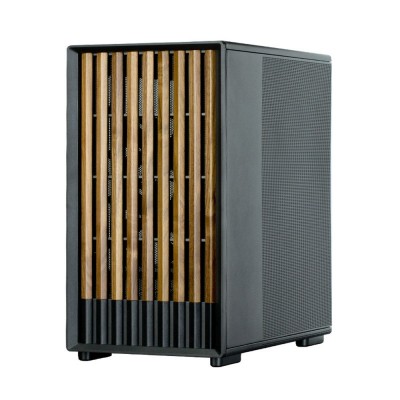 Корпус Zalman P10 Namu без БП, 1xUSB3.0, 1xUSBType-C, 2x120мм, 1x120мм ARGB, VGA 340мм, LCS ready, TG Side Panel, mATX, чорний