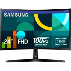 Монітор Samsung 23.8" S24D366 D-Sub, HDMI, VA, 100Hz, 4ms, CURVED Монітор Samsung 23.8" S24D366 D-Sub, HDMI, VA, 100Hz, 4ms, CURVED
