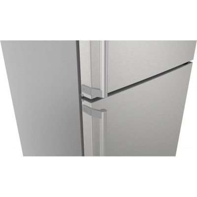 Холодильник Siemens з нижн. мороз., 186x75x78, xолод.відд.-357л, мороз.відд.-169л, 2дв., C, NF, дисплей, нерж