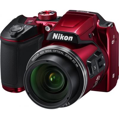 Цифровой фотоаппарат Nikon Coolpix B500 Red (VNA953E1)