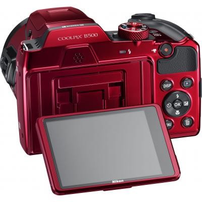 Цифровой фотоаппарат Nikon Coolpix B500 Red (VNA953E1)