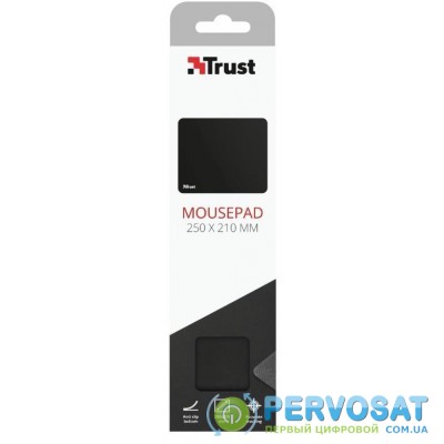 Trust Mouse Pad M Black (250x210x3 мм)