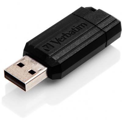 USB флеш накопитель Verbatim 64GB Store 'n' Go PinStripe Black USB 2.0 (49065)