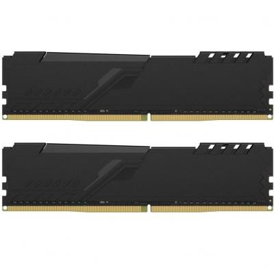 Модуль пам'яті для комп'ютера DDR4 32GB (2x16GB) 2400 MHz Fury Black Kingston (HX424C15FB4K2/32)