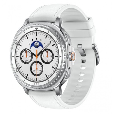 Смарт-годинник Samsung Galaxy Watch 8 Classic 47мм (L500) 1.34", 438x438, sAMOLED, BT 5.3, NFC, 2/64ГБ, білий