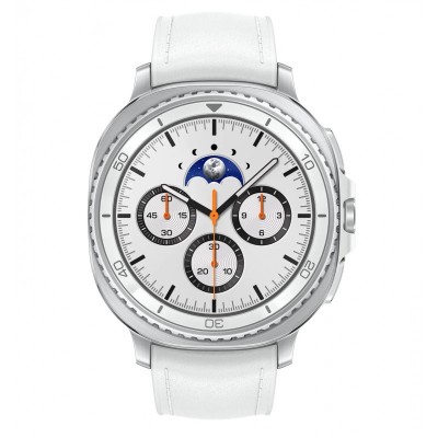 Смарт-годинник Samsung Galaxy Watch 8 Classic 47мм (L500) 1.34", 438x438, sAMOLED, BT 5.3, NFC, 2/64ГБ, білий