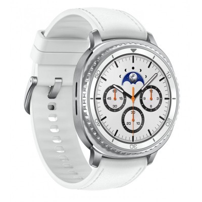 Смарт-годинник Samsung Galaxy Watch 8 Classic 47мм (L500) 1.34", 438x438, sAMOLED, BT 5.3, NFC, 2/64ГБ, білий