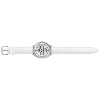 Смарт-годинник Samsung Galaxy Watch 8 Classic 47мм (L500) 1.34", 438x438, sAMOLED, BT 5.3, NFC, 2/64ГБ, білий