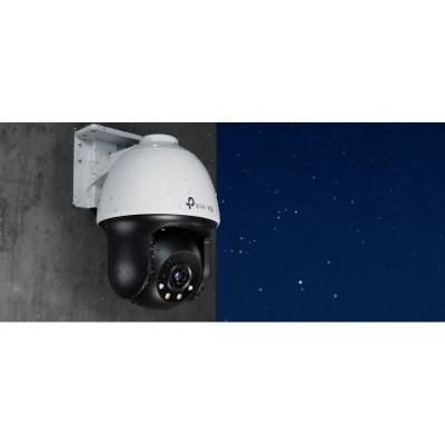 IP-Камера TP-LINK VIGI C540-4, PoE, 4Мп, 4 мм, H265+, IP66, Dome, кольорове нічне бачення, зовнішня