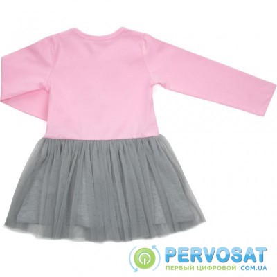 Платье Breeze с фатиновой юбкой (12710-128G-pink)
