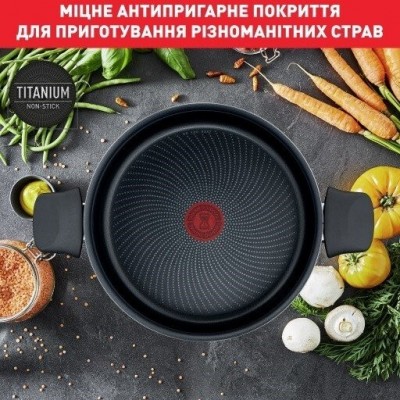 Набір посуду Generous Cook 6 пр.: каструля 20 см (2,7л), каструля 24 см (4,5 л), каструля 28 см (7,5 л)