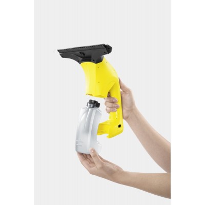 Пилосос Karcher віконний WV 1 Plus Frame Edition, вода -0.1л, автон. робота до 25хв, вага-0.5кг, жовтий