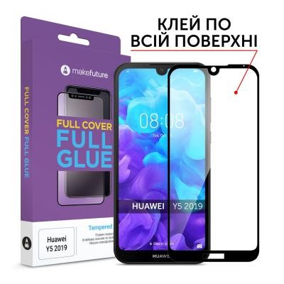 Скло захисне MakeFuture Huawei Y5 2019 Full Cover Full Glue (MGF-HUY519)